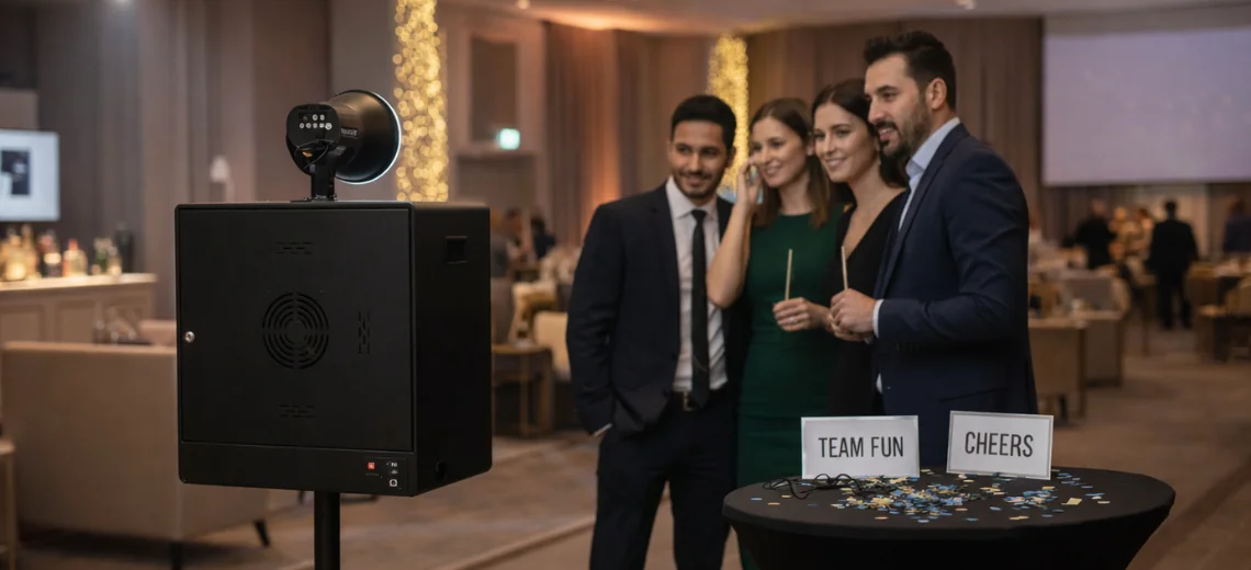 Soirée d'Entreprise : Le Photobooth, Levier de Cohésion d'Équipe