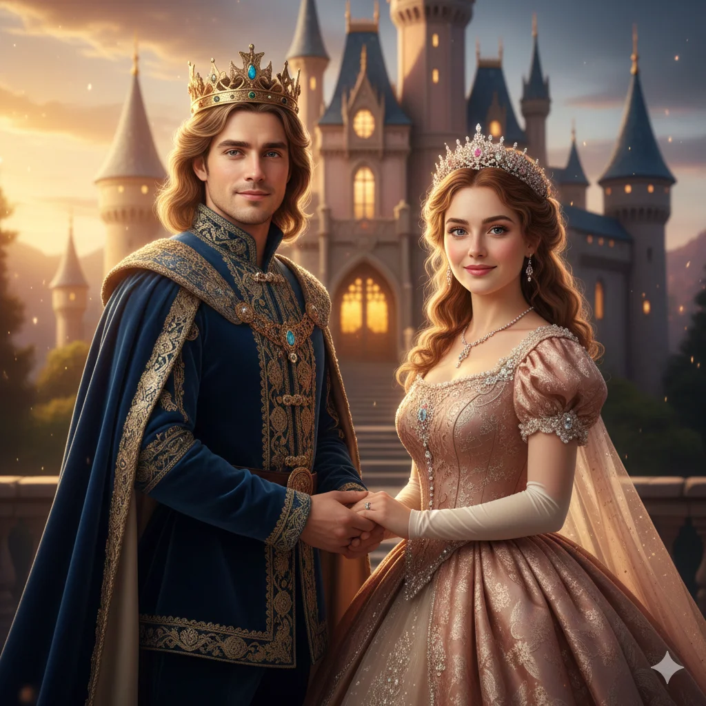 Transformation IA Conte de fées - mariage