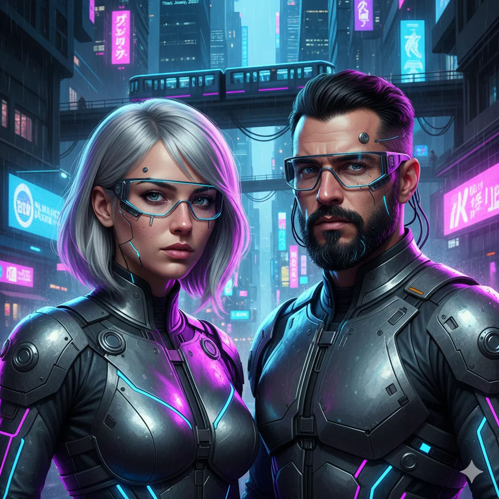 Transformation IA Futuriste - entreprise