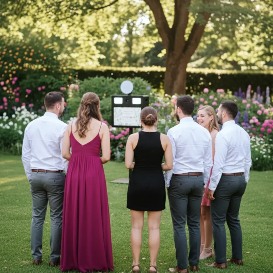 Photobooth mariage domaine romantique